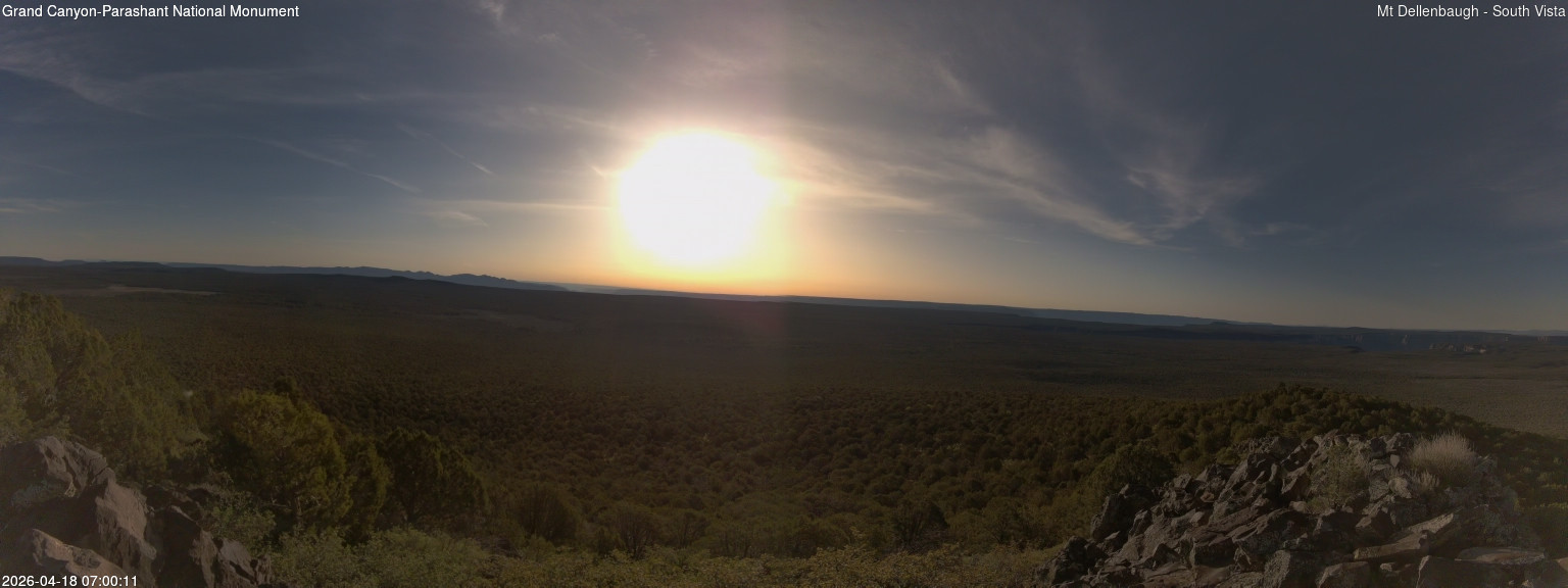 time-lapse frame, Mt Dellenbaugh - Southeast Vista webcam
