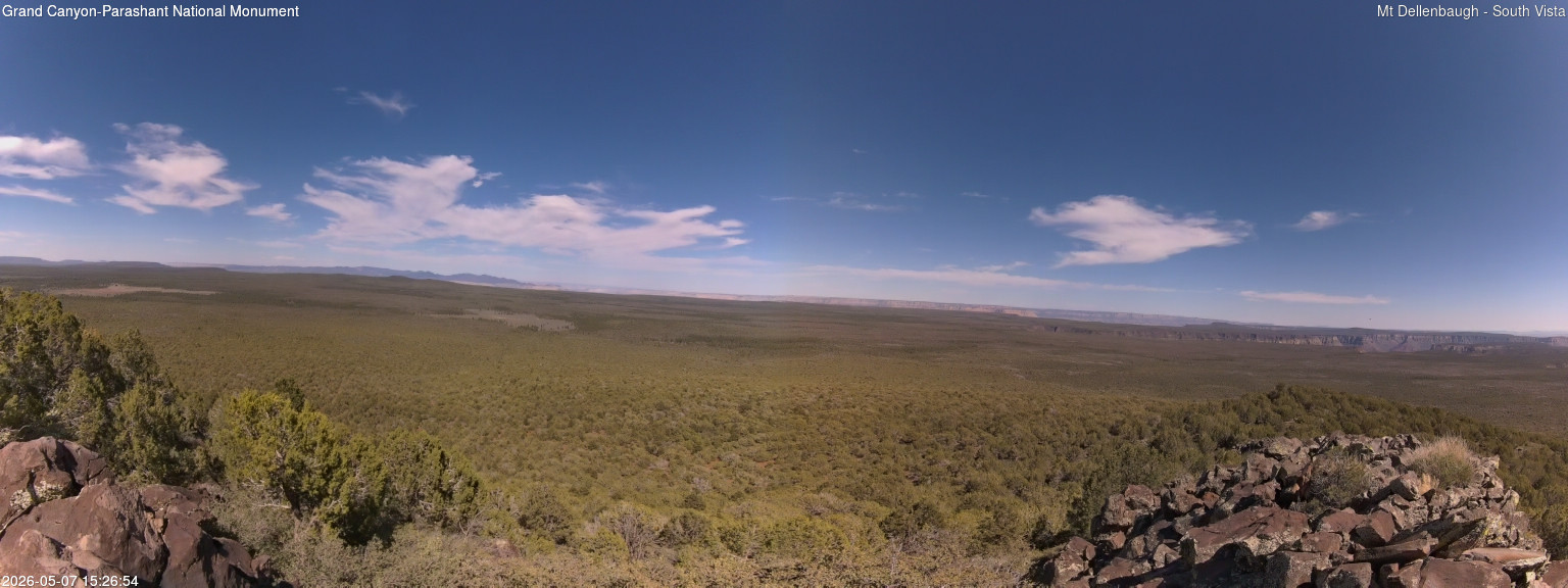 time-lapse frame, Mt Dellenbaugh - Southeast Vista webcam