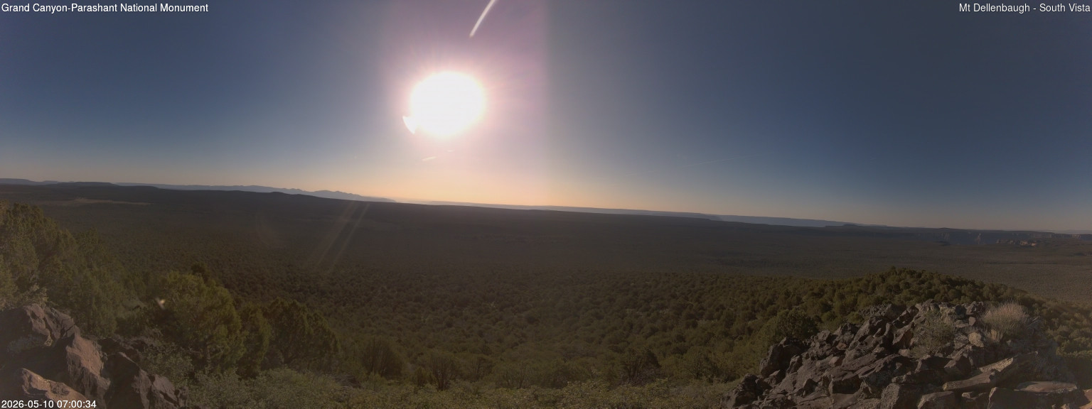 time-lapse frame, Mt Dellenbaugh - Southeast Vista webcam