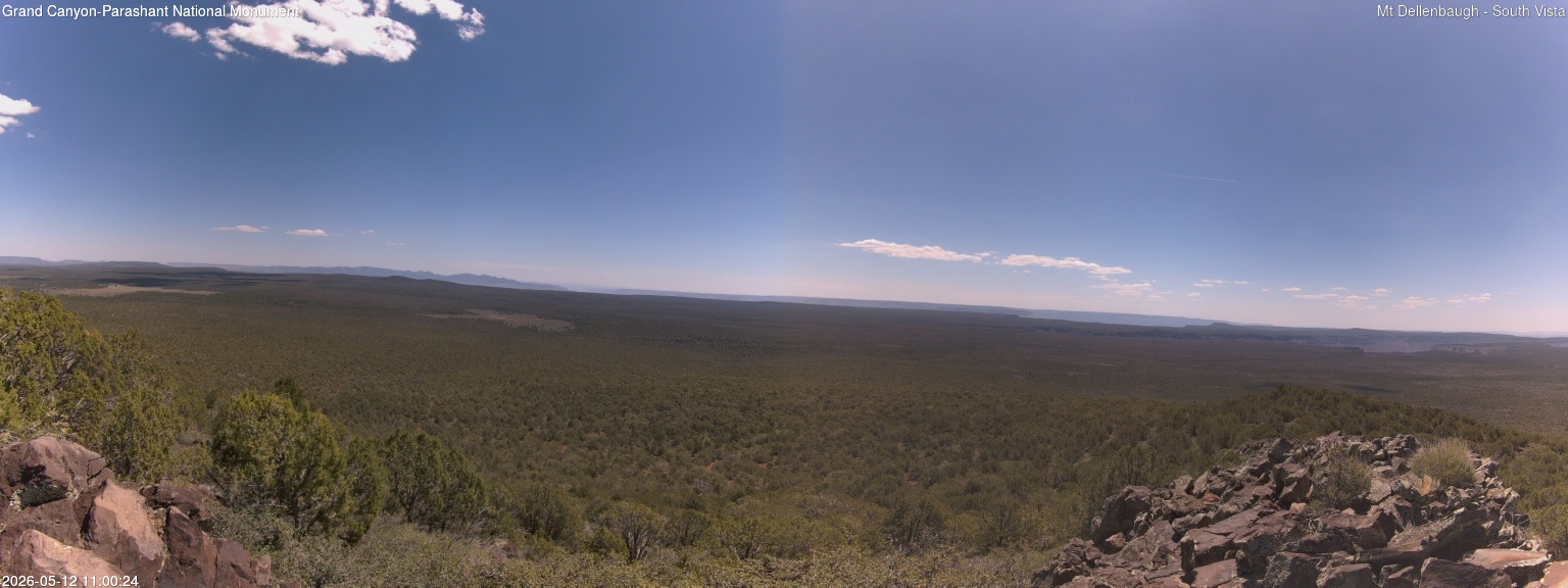 time-lapse frame, Mt Dellenbaugh - Southeast Vista webcam