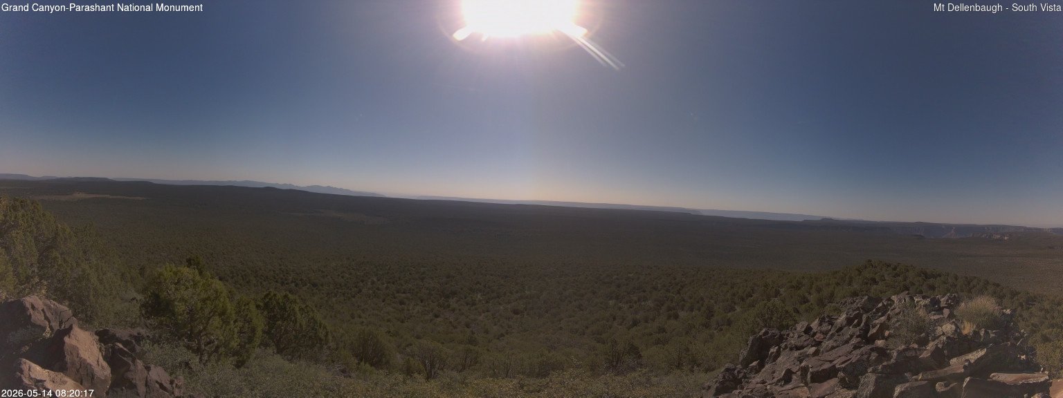 time-lapse frame, Mt Dellenbaugh - Southeast Vista webcam