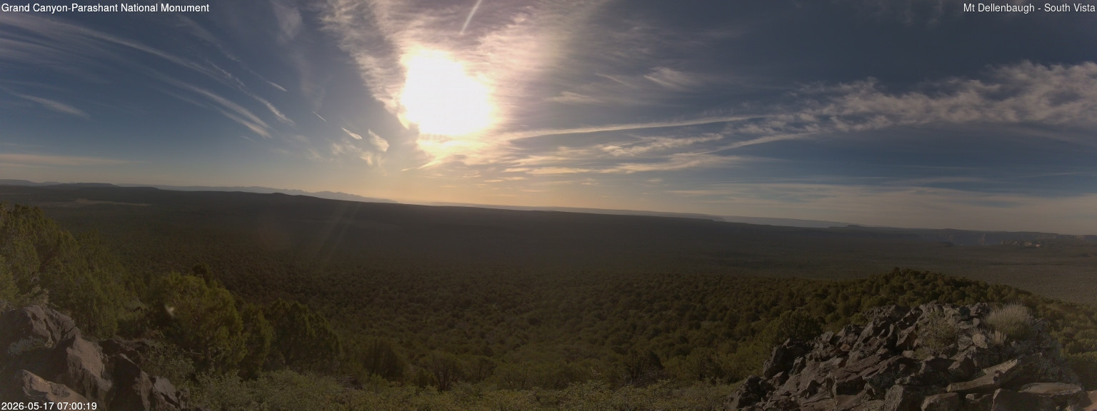 time-lapse frame, Mt Dellenbaugh - Southeast Vista webcam
