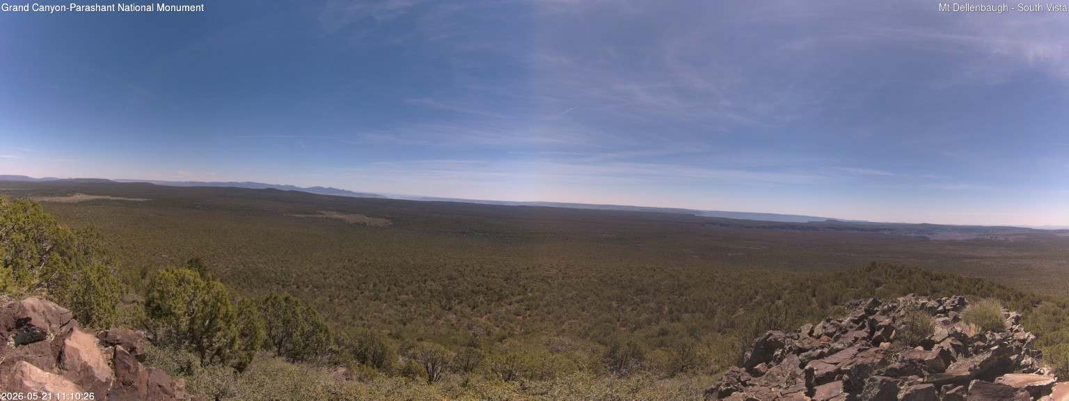 time-lapse frame, Mt Dellenbaugh - Southeast Vista webcam