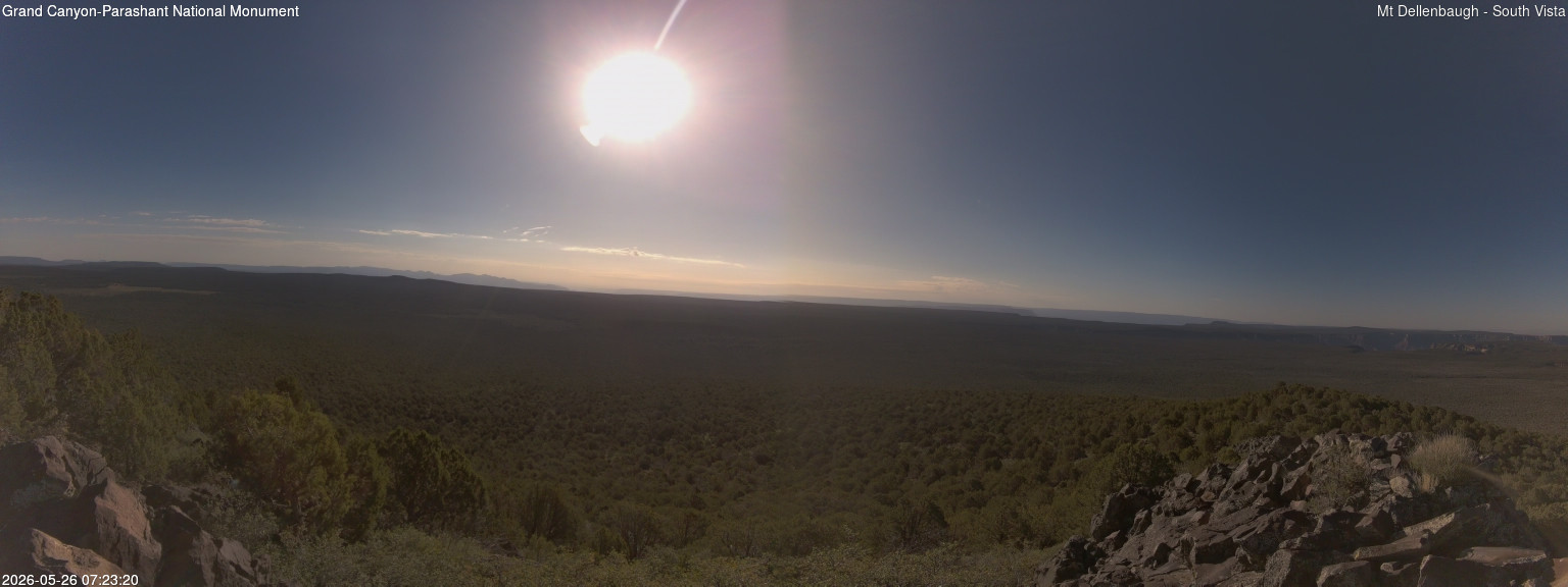 time-lapse frame, Mt Dellenbaugh - Southeast Vista webcam