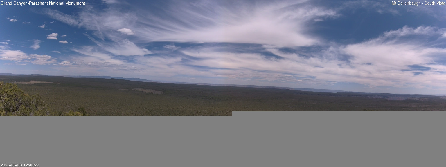 time-lapse frame, Mt Dellenbaugh - Southeast Vista webcam