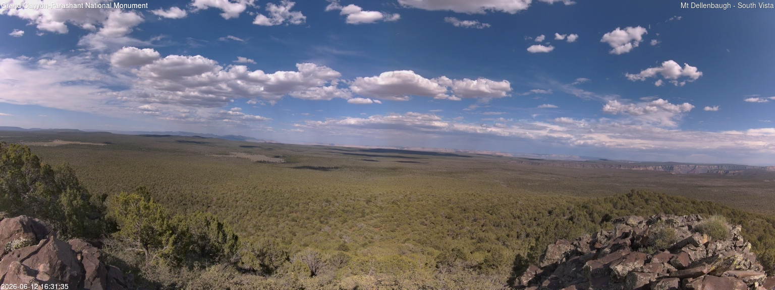 time-lapse frame, Mt Dellenbaugh - Southeast Vista webcam