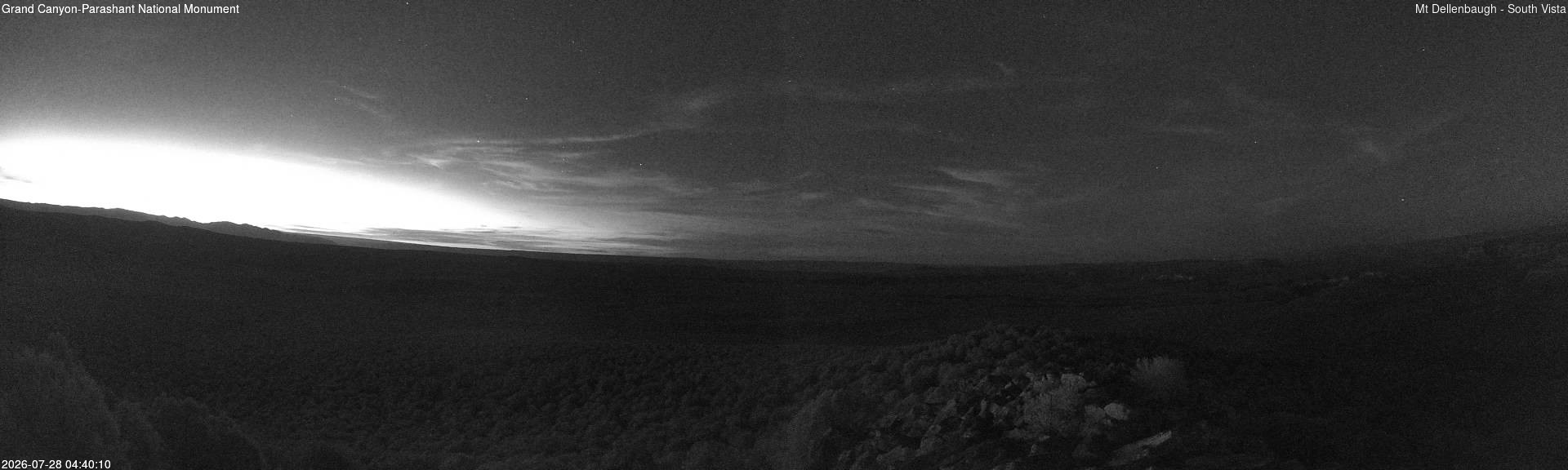 time-lapse frame, Mt Dellenbaugh - Southeast Vista webcam