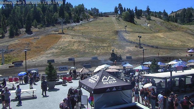 view from Bear Mountain Midway Chair on 2026-08-22