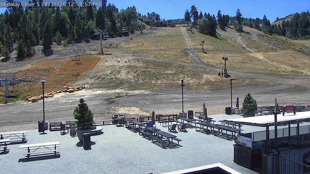 view from Bear Mountain Midway Chair on 2026-08-31