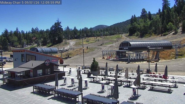 view from Bear Mountain Midway Chair on 2026-09-01