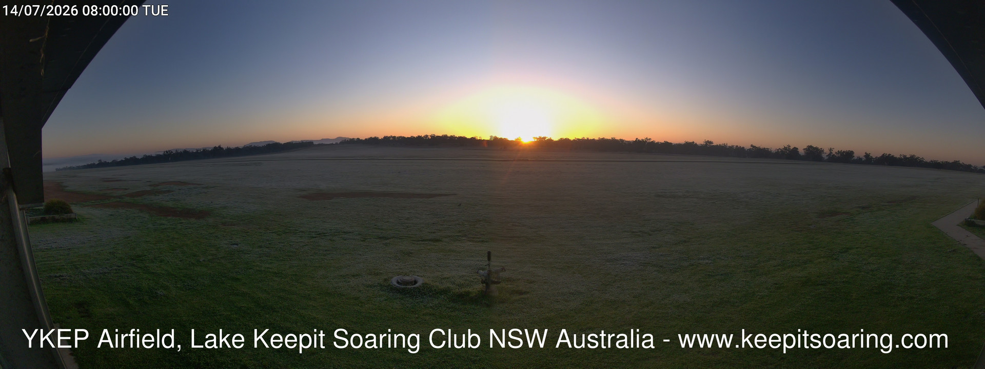 time-lapse frame, Lake Keepit Soaring Club T32 webcam