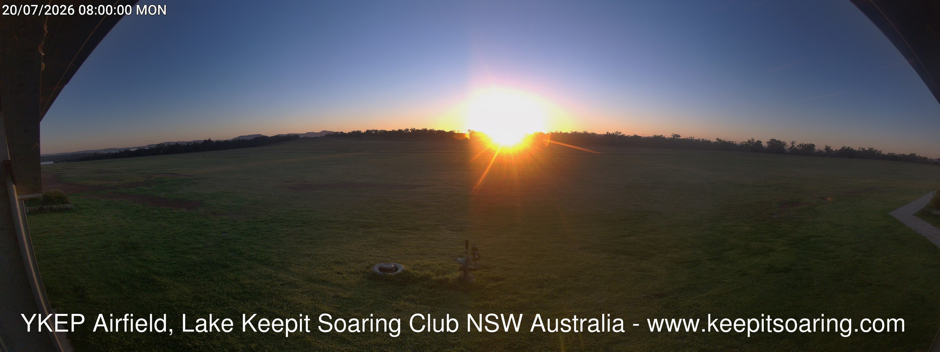 time-lapse frame, Lake Keepit Soaring Club T32 webcam
