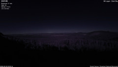 view from Mt Logan - Dark Sky on 2026-05-30