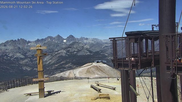 view from Mammoth Top Station on 2026-08-21