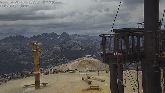 view from Mammoth Top Station on 2026-08-27