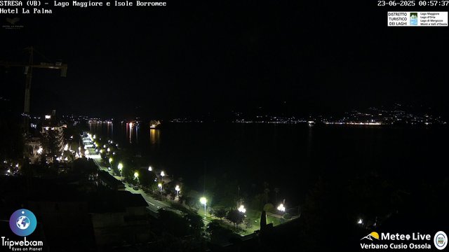 time-lapse frame, Stresa webcam