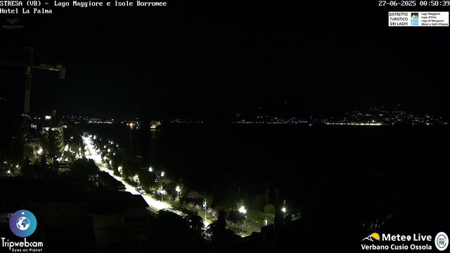 time-lapse frame, Stresa webcam