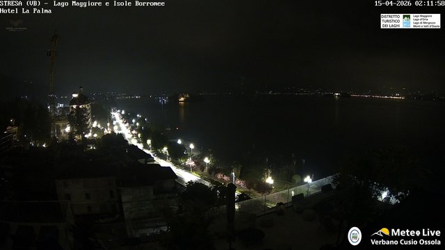 time-lapse frame, Stresa webcam