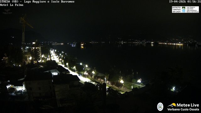 time-lapse frame, Stresa webcam