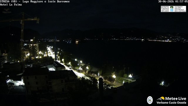 time-lapse frame, Stresa webcam
