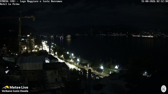 time-lapse frame, Stresa webcam