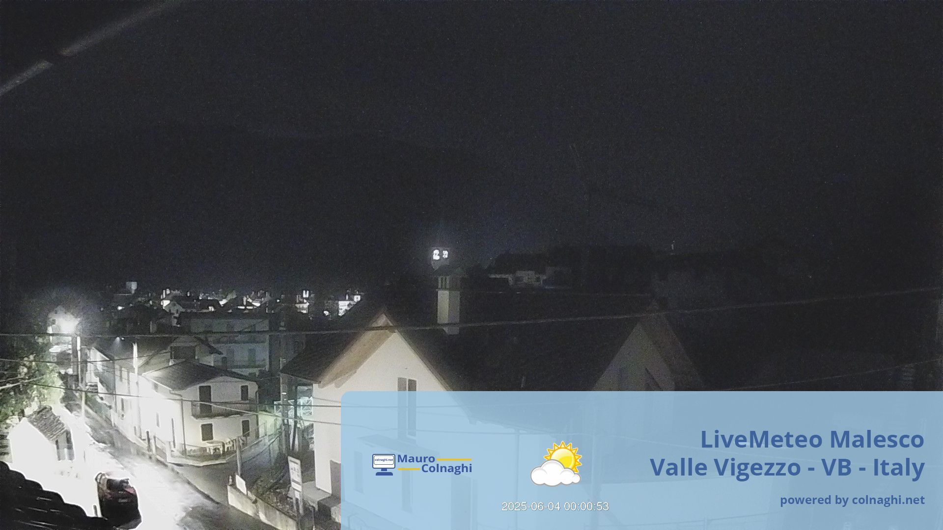 time-lapse frame, Malesco webcam
