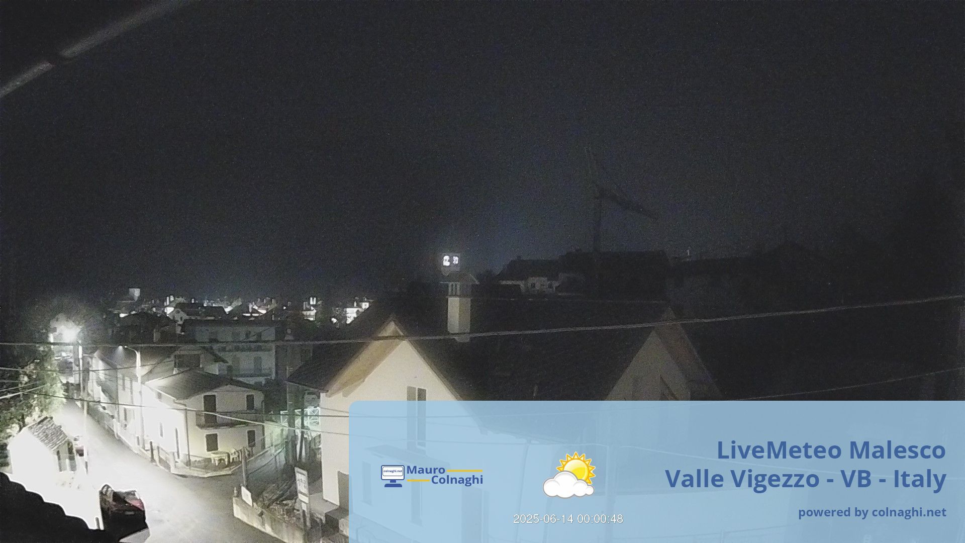time-lapse frame, Malesco webcam