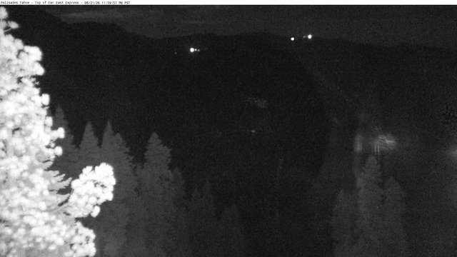 time-lapse frame, Palisades Tahoe Far East Top webcam