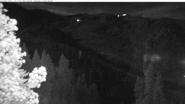 time-lapse frame, Palisades Tahoe Far East Top webcam