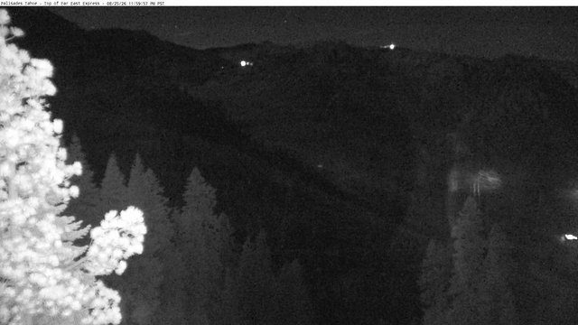 time-lapse frame, Palisades Tahoe Far East Top webcam