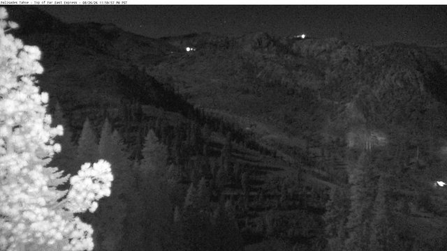 time-lapse frame, Palisades Tahoe Far East Top webcam
