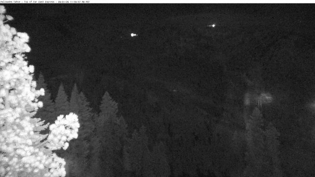 time-lapse frame, Palisades Tahoe Far East Top webcam