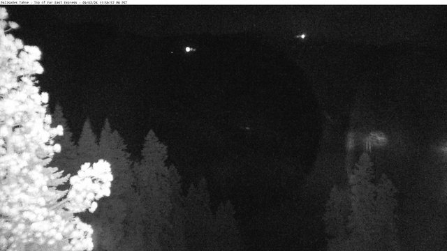 time-lapse frame, Palisades Tahoe Far East Top webcam