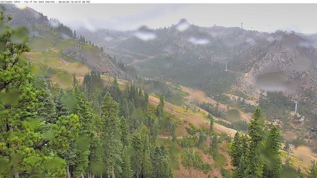 time-lapse frame, Palisades Tahoe Far East Top webcam