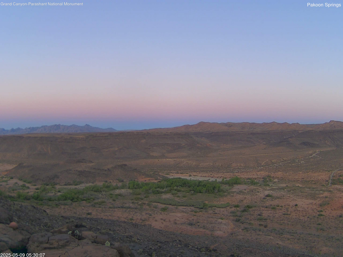 time-lapse frame, Pakoon Springs webcam