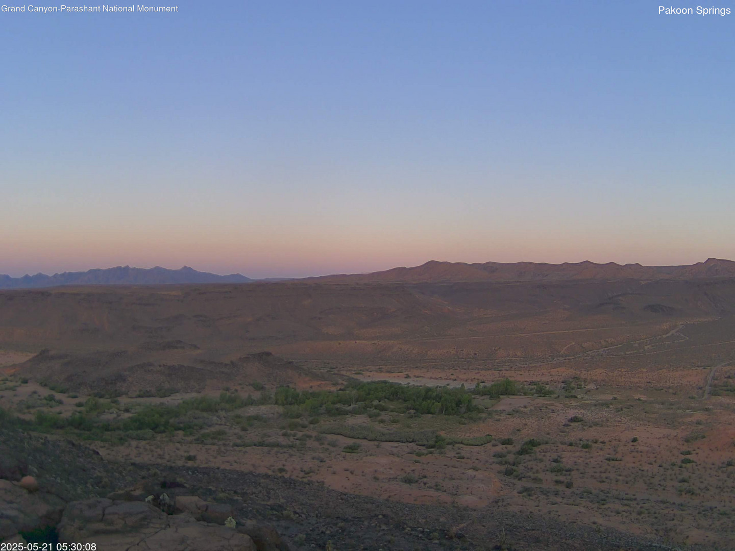 time-lapse frame, Pakoon Springs webcam