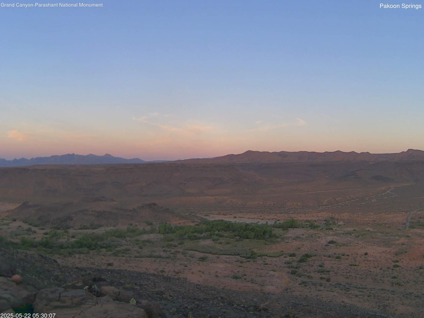 time-lapse frame, Pakoon Springs webcam
