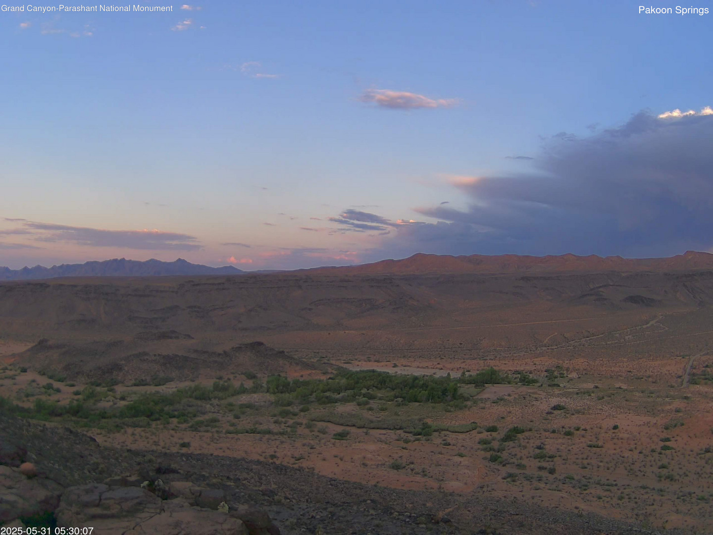 time-lapse frame, Pakoon Springs webcam