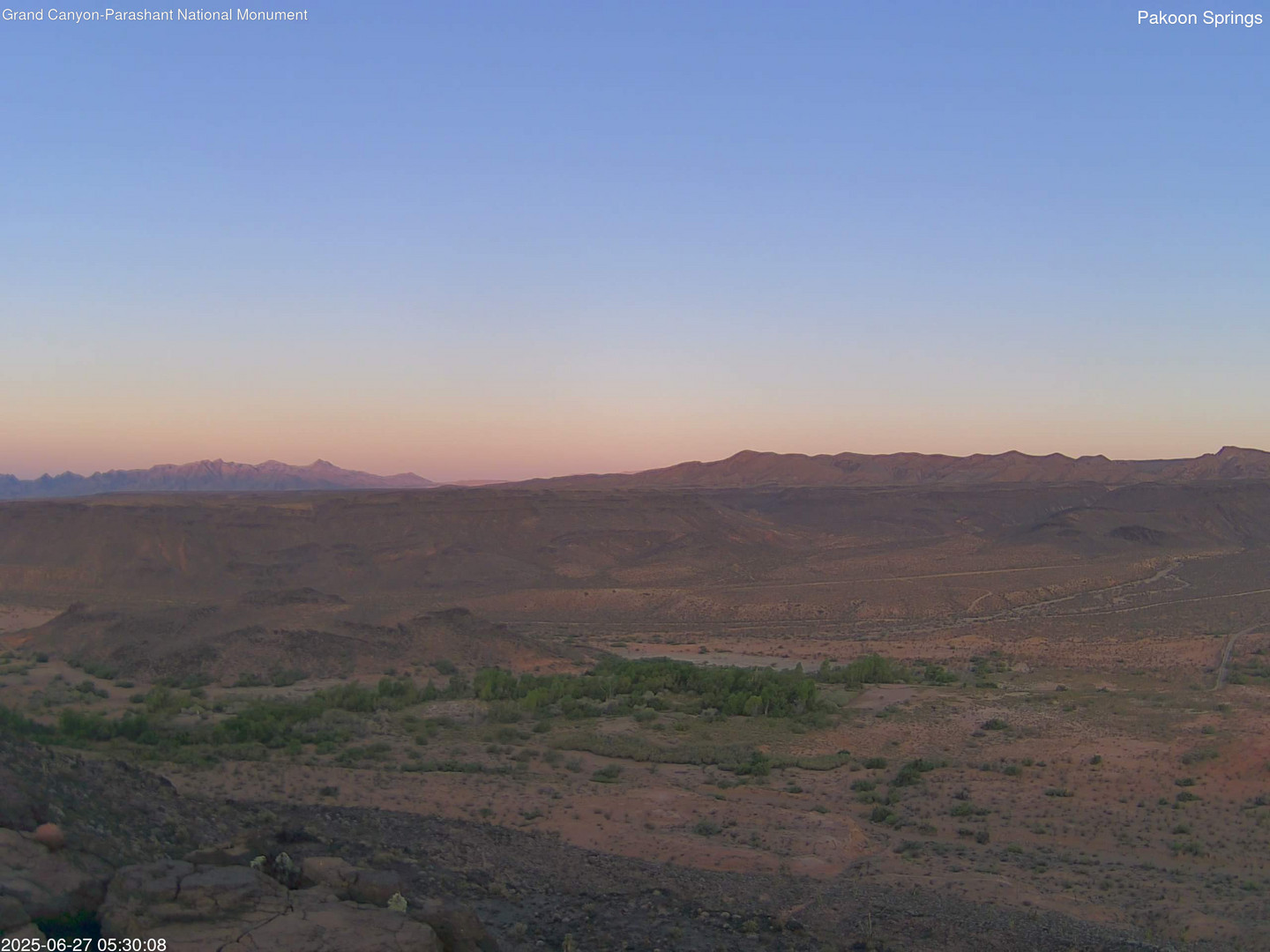 time-lapse frame, Pakoon Springs webcam