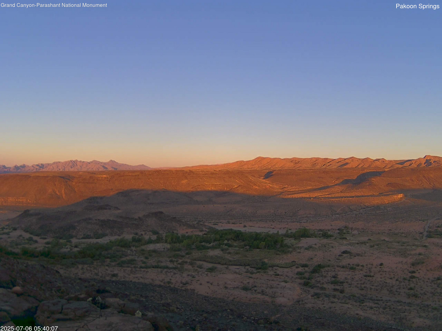 time-lapse frame, Pakoon Springs webcam