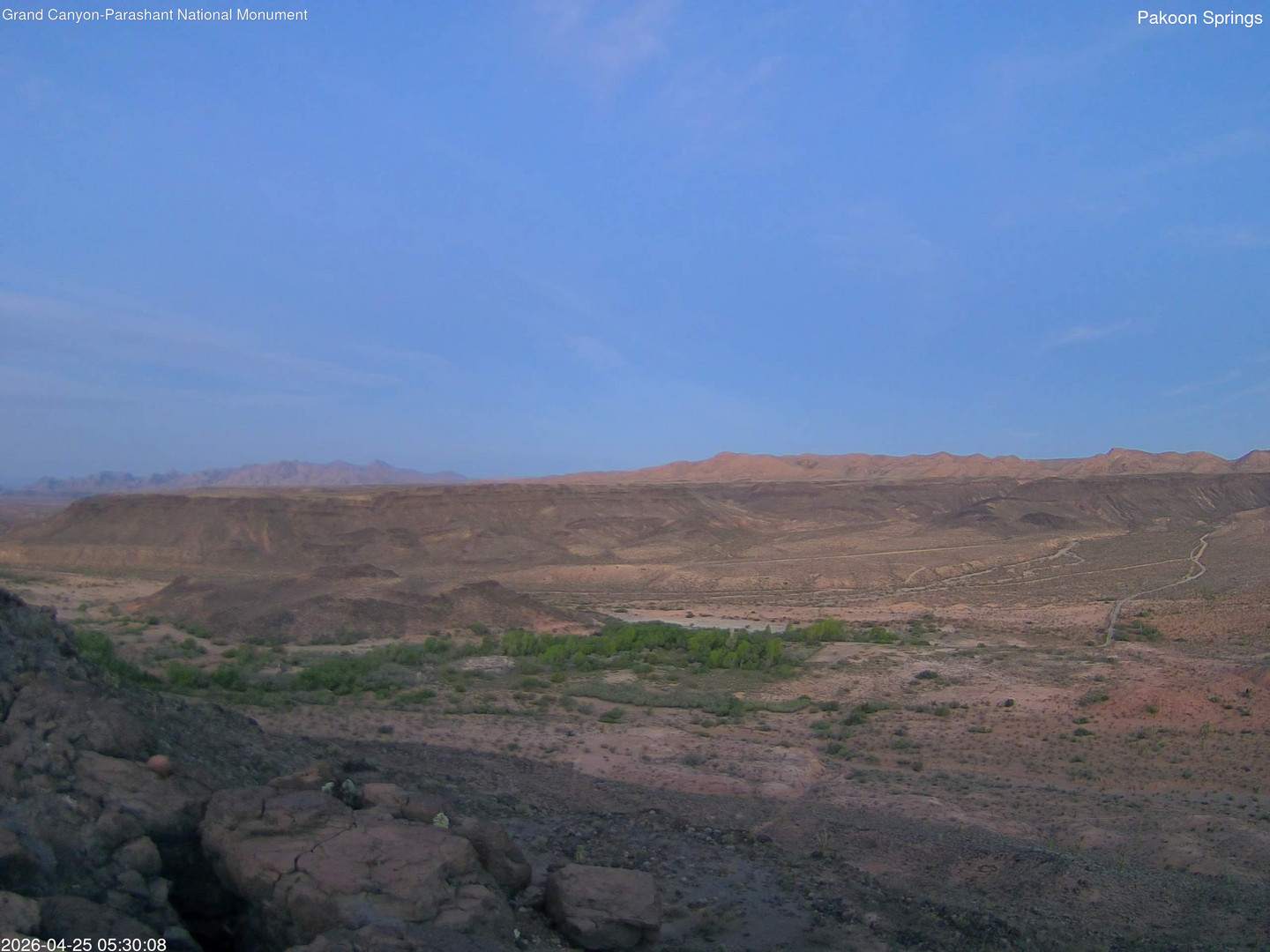 time-lapse frame, Pakoon Springs webcam