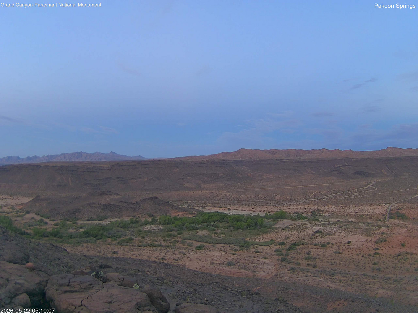 time-lapse frame, Pakoon Springs webcam