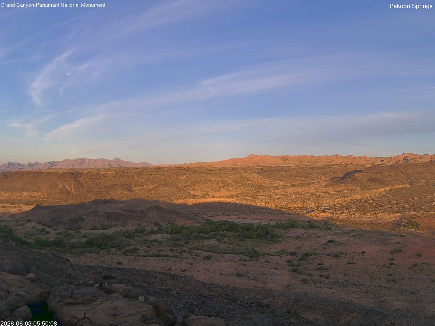 time-lapse frame, Pakoon Springs webcam
