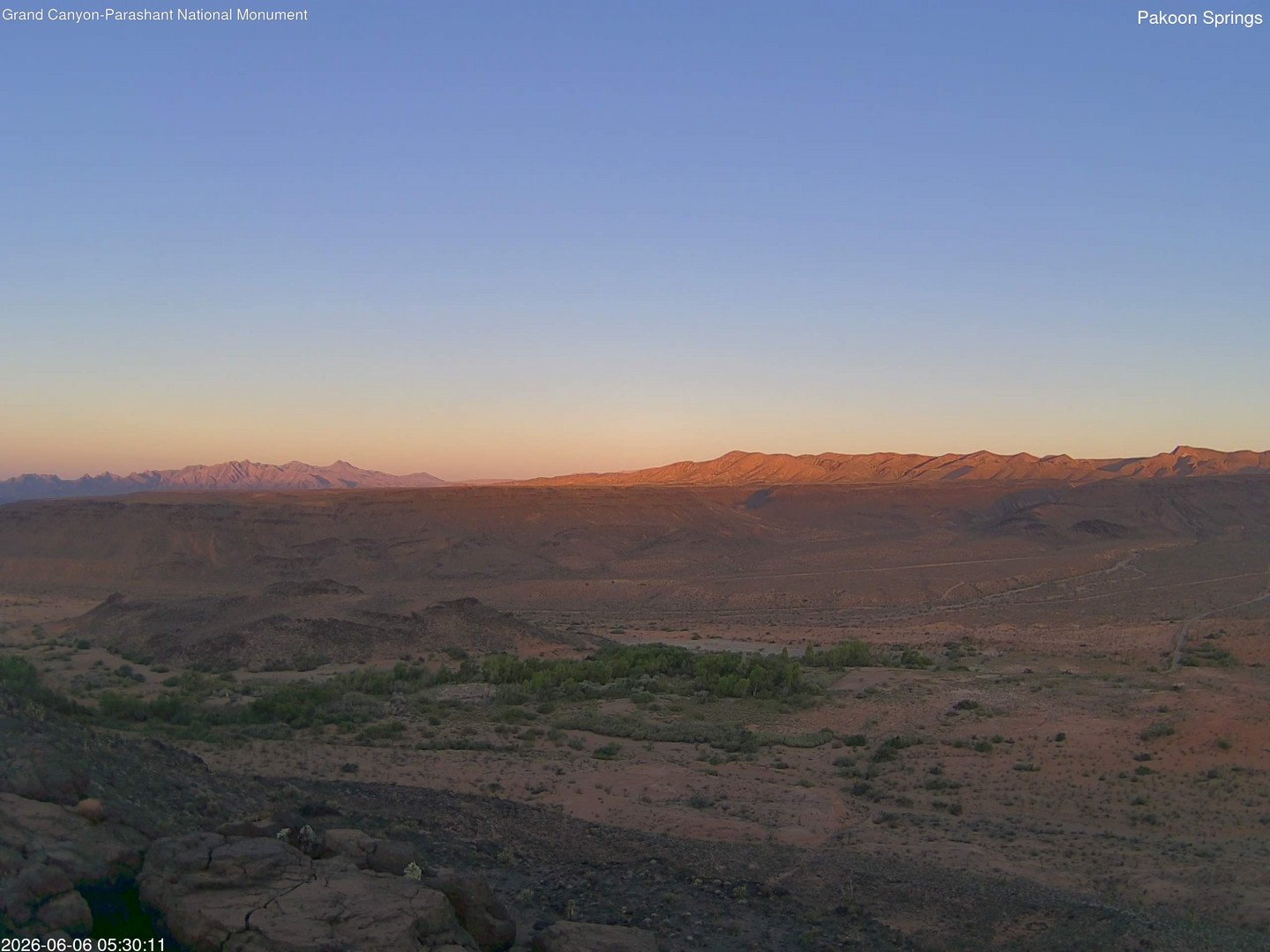 time-lapse frame, Pakoon Springs webcam