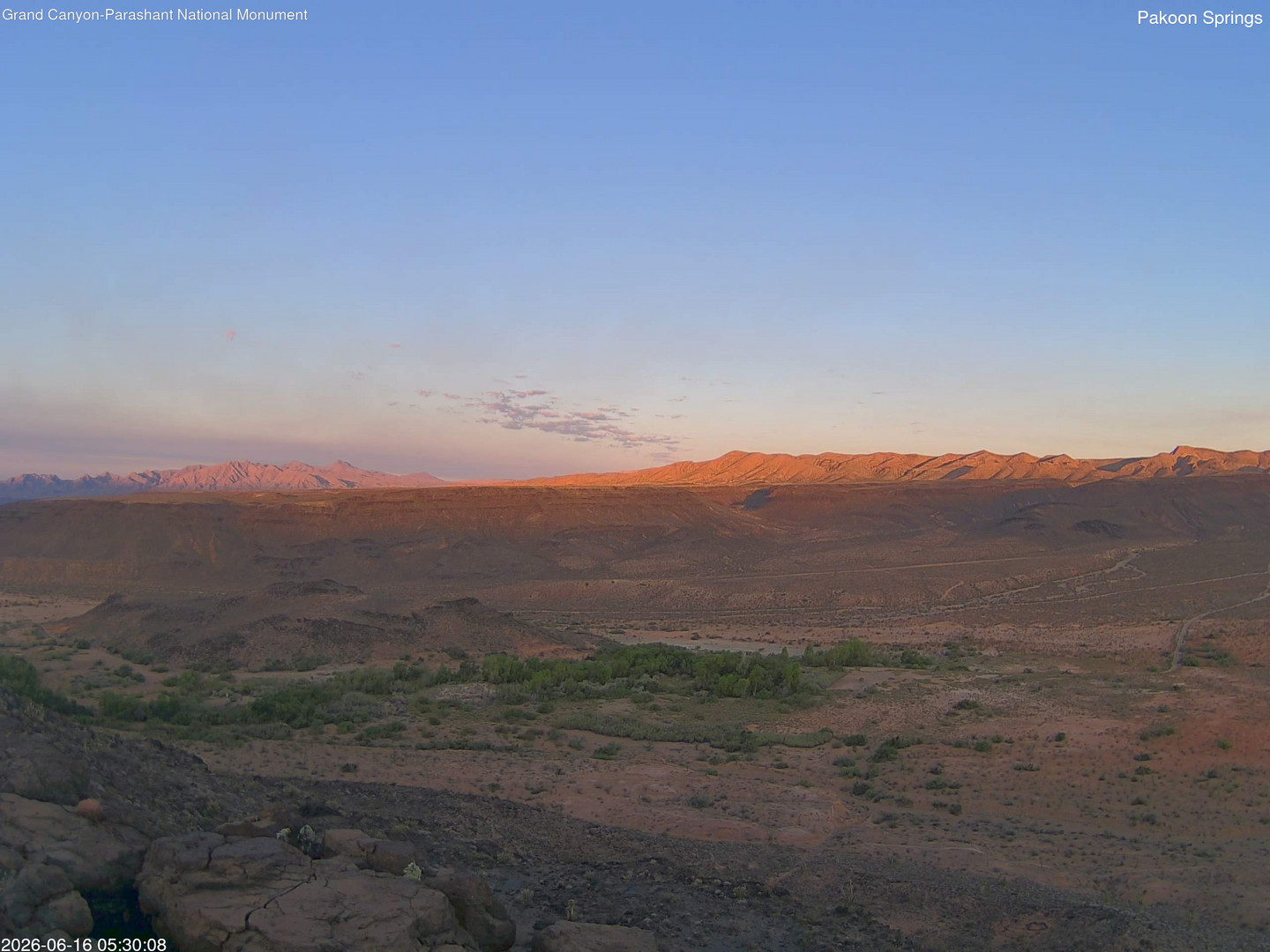 time-lapse frame, Pakoon Springs webcam