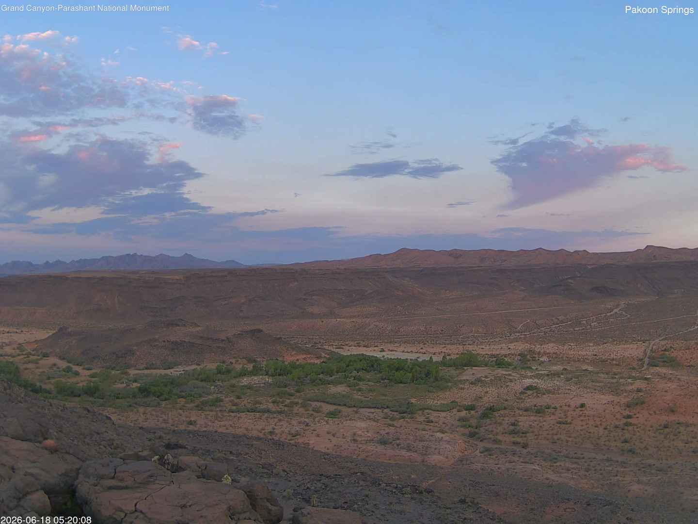 time-lapse frame, Pakoon Springs webcam