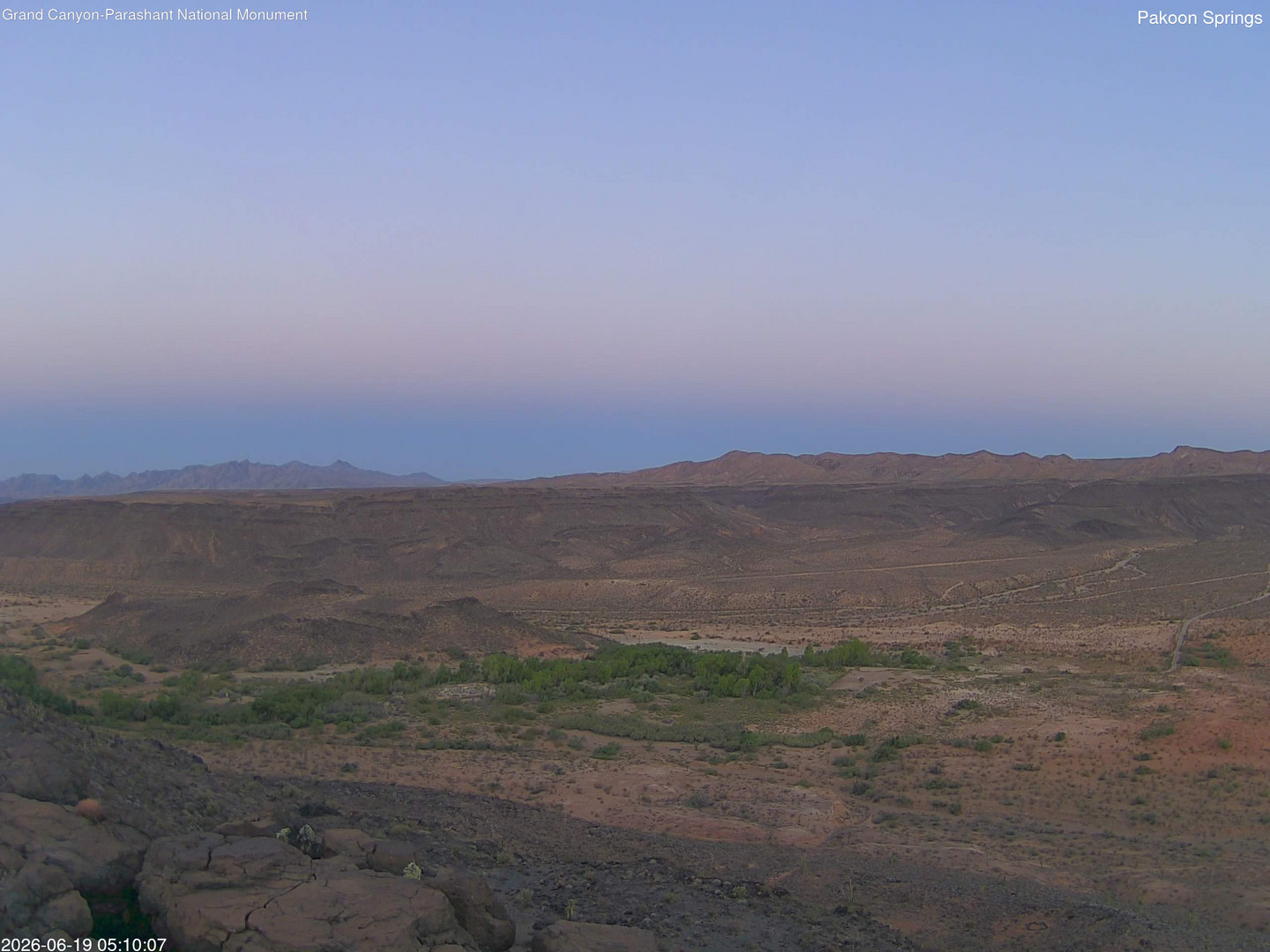 time-lapse frame, Pakoon Springs webcam