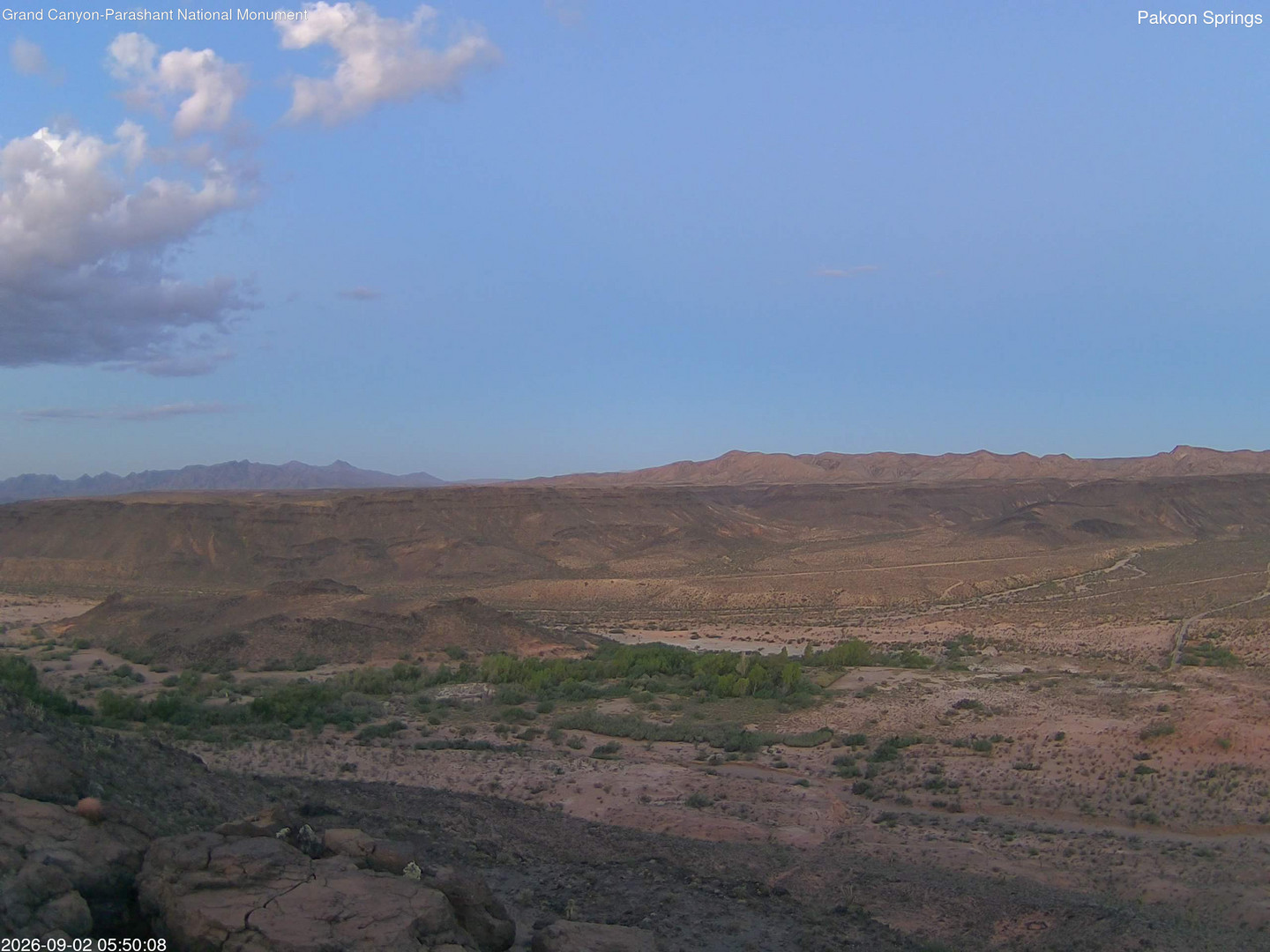 time-lapse frame, Pakoon Springs webcam