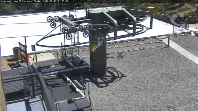 view from Mammoth June Chair Lift on 2026-08-23