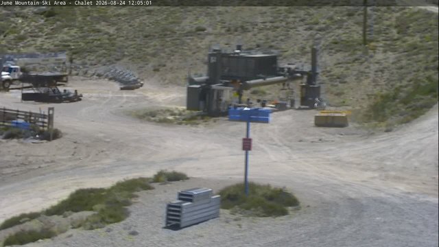 view from Mammoth June Chair Lift on 2026-08-24